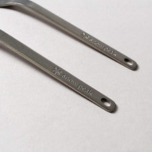 Load image into Gallery viewer, Snow Peak Titanium Fork & Spoon Set